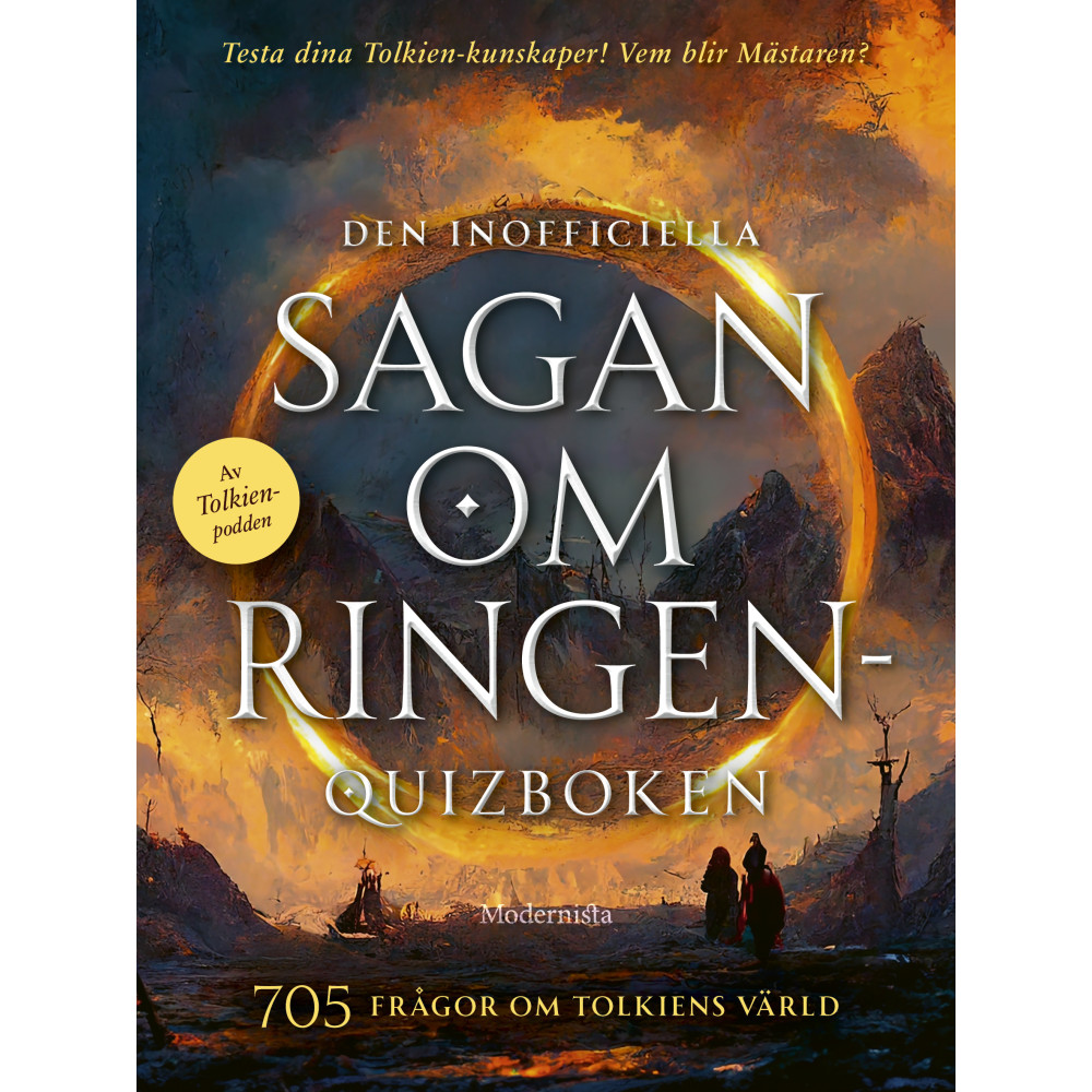 Produktbild för Den inofficiella Sagan om ringen-quizboken (bok, danskt band)