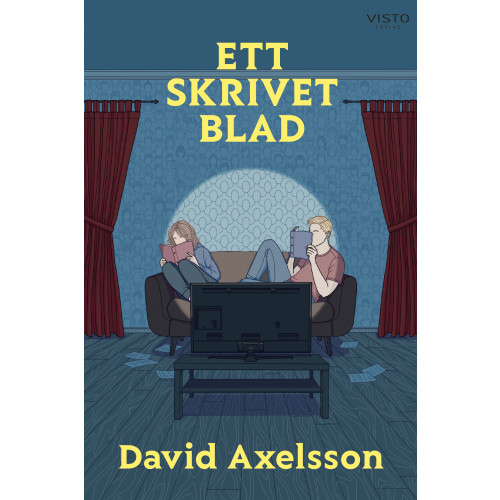 David Axelsson Ett skrivet blad (bok, danskt band)