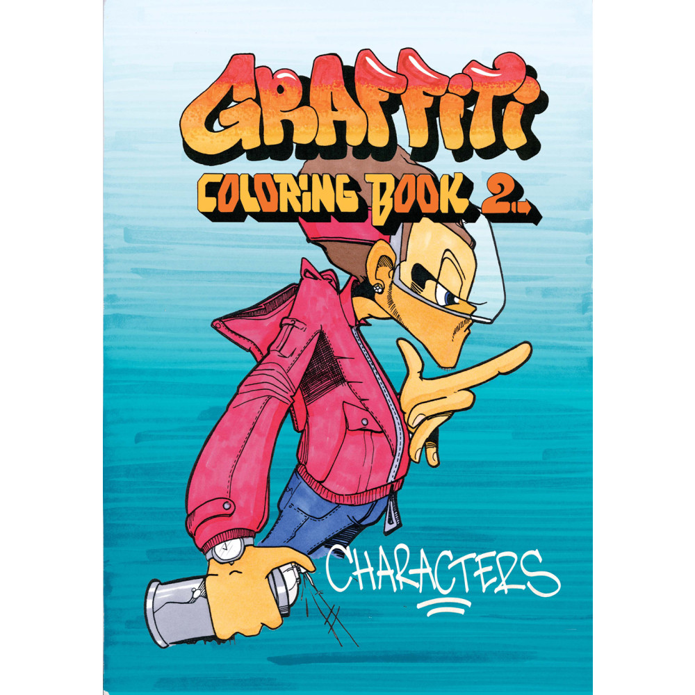 Produktbild för Graffiti Coloring Book 2. Characters (häftad, eng)