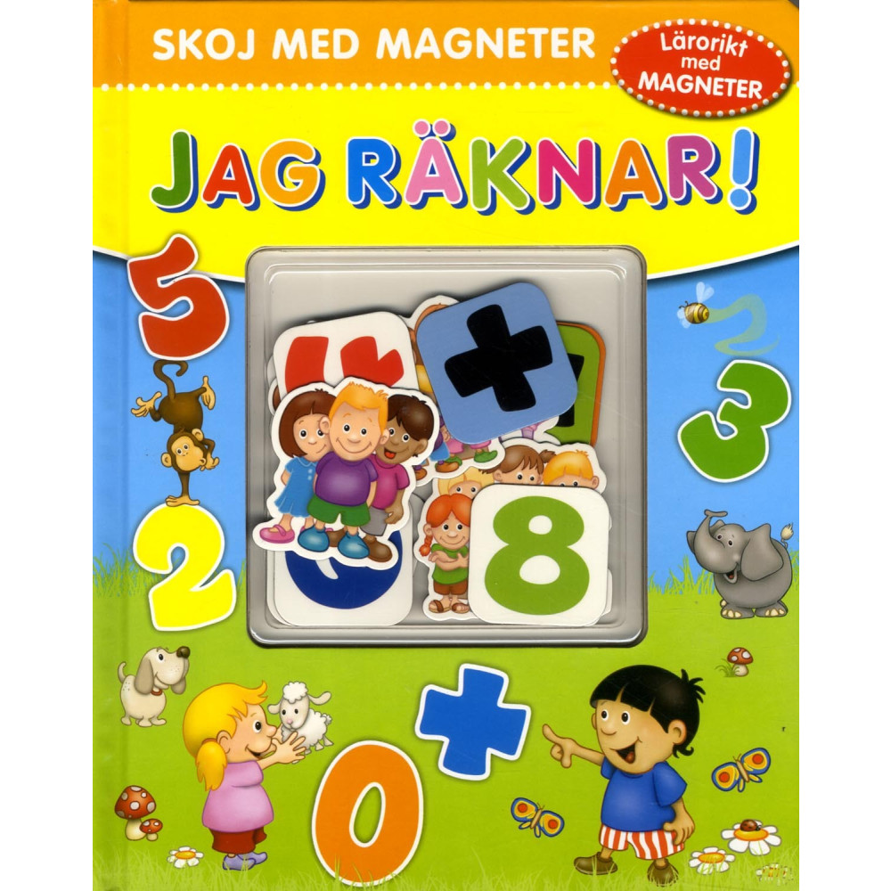 Produktbild för Jag räknar. Skoj med magneter (bok, board book)