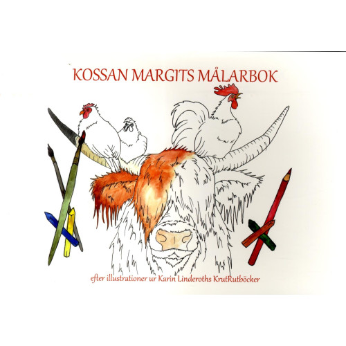 Karin Linderoth Kossan Margits målarbok (häftad)