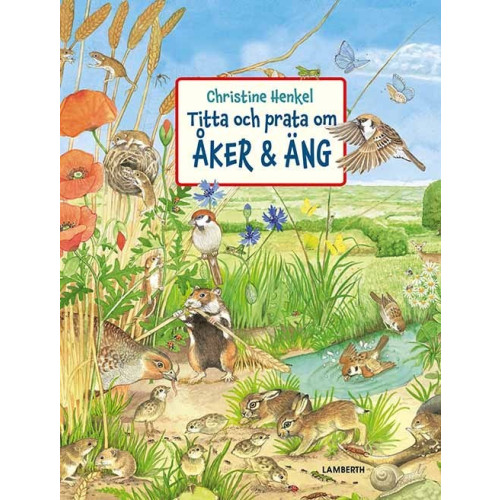 Christine Henkel Titta och prata om åker & äng (bok, board book)
