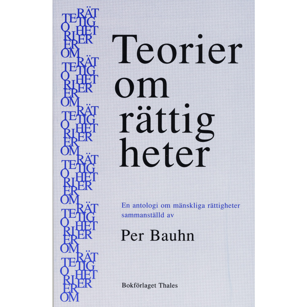Produktbild för Teorier om rättigheter - En antologi om mänskliga rättigheter (häftad)