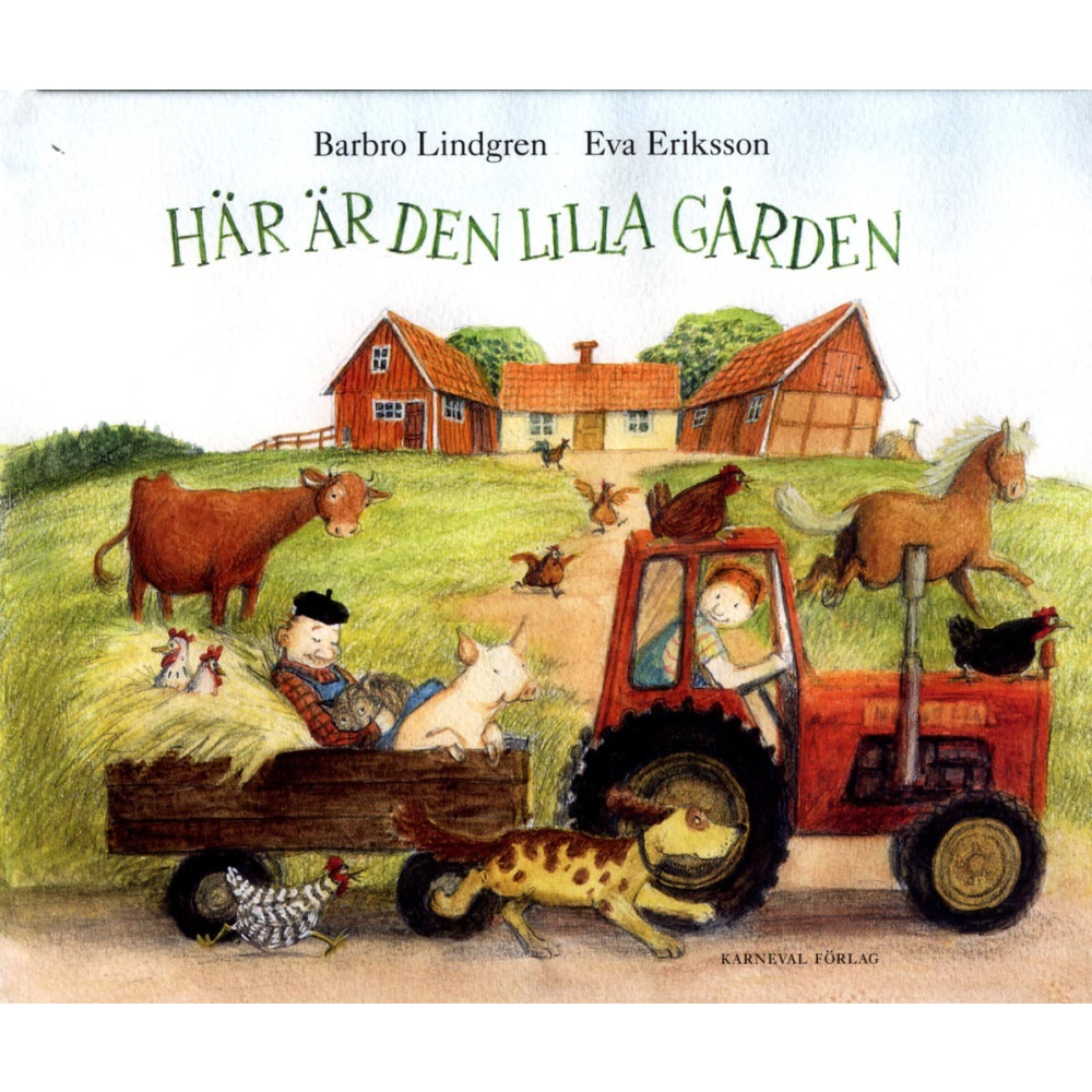 Produktbild för Här är den lilla gården (inbunden)