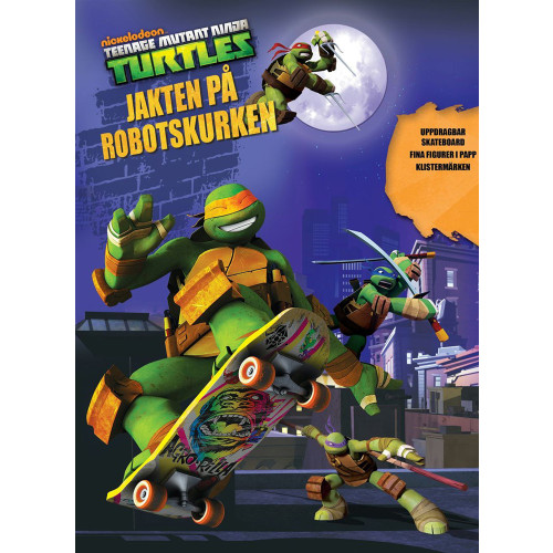 Katla Förlag Turtles – Jakten på robotskurken (bok, kartonnage)