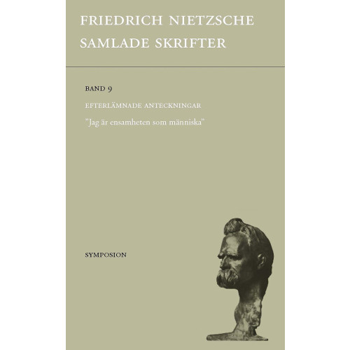 Friedrich Nietzsche Samlade skrifter. Bd 9, Efterlämnade anteckningar (bok, danskt band)