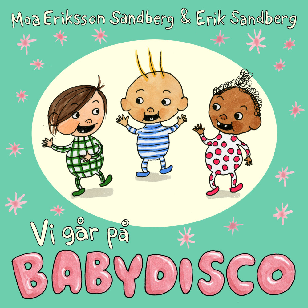 Produktbild för Vi går på babydisco (bok, board book)