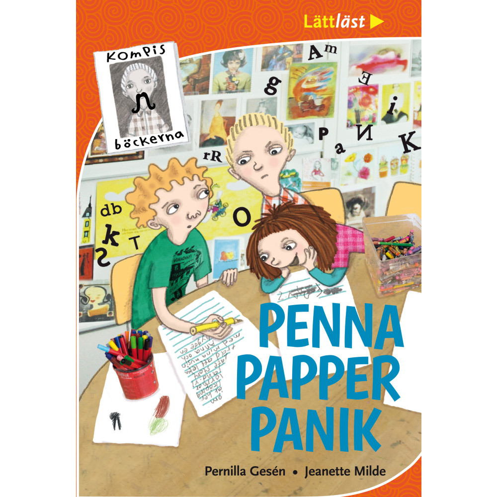 Produktbild för Penna, papper, panik (inbunden)