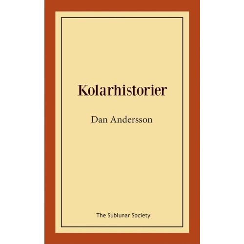 Dan Andersson Kolarhistorier (häftad)
