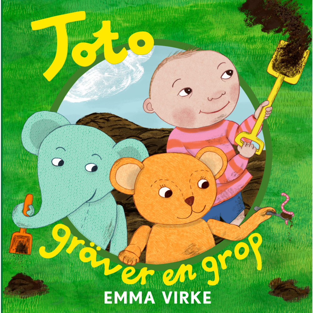 Produktbild för Toto gräver en grop (bok, board book)