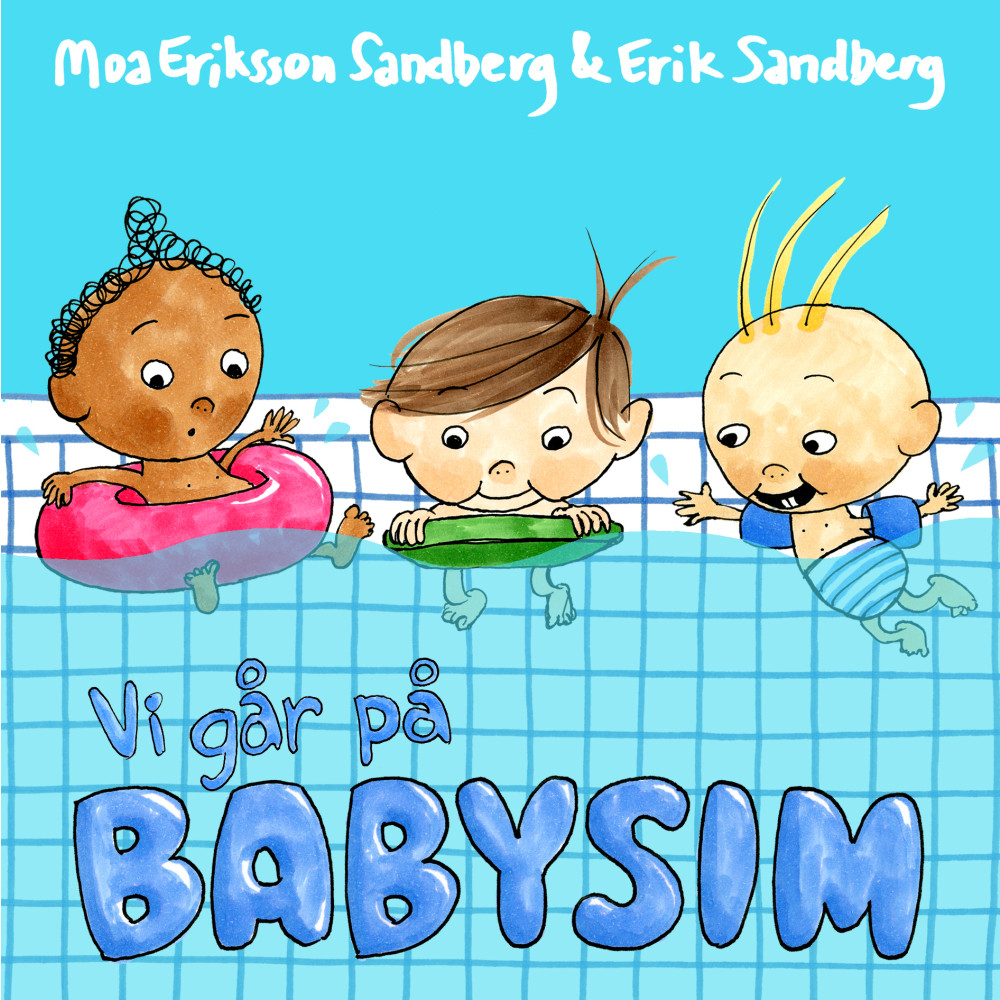 Produktbild för Vi går på babysim (bok, board book)