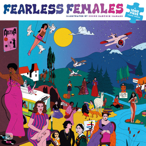 Dokument Press Fearless Females: A 1000 Piece Jigsaw Puzzle (bok, eng)