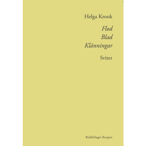 Helga Krook Flod Blad Klänningar (bok, danskt band)