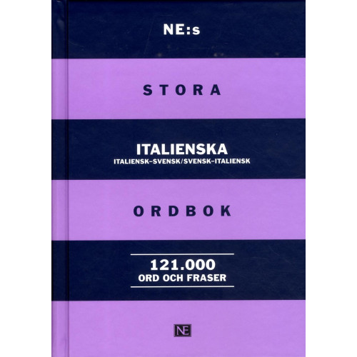 NE Nationalencyklopedin NE:s stora italienska ordbok : italiensk-svensk/svensk-italiensk (inbunden)