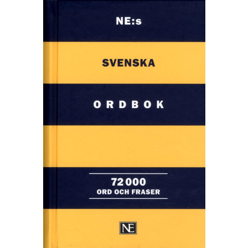 NE Nationalencyklopedin NE:s svenska ordbok 72 000 ord och fraser (inbunden)
