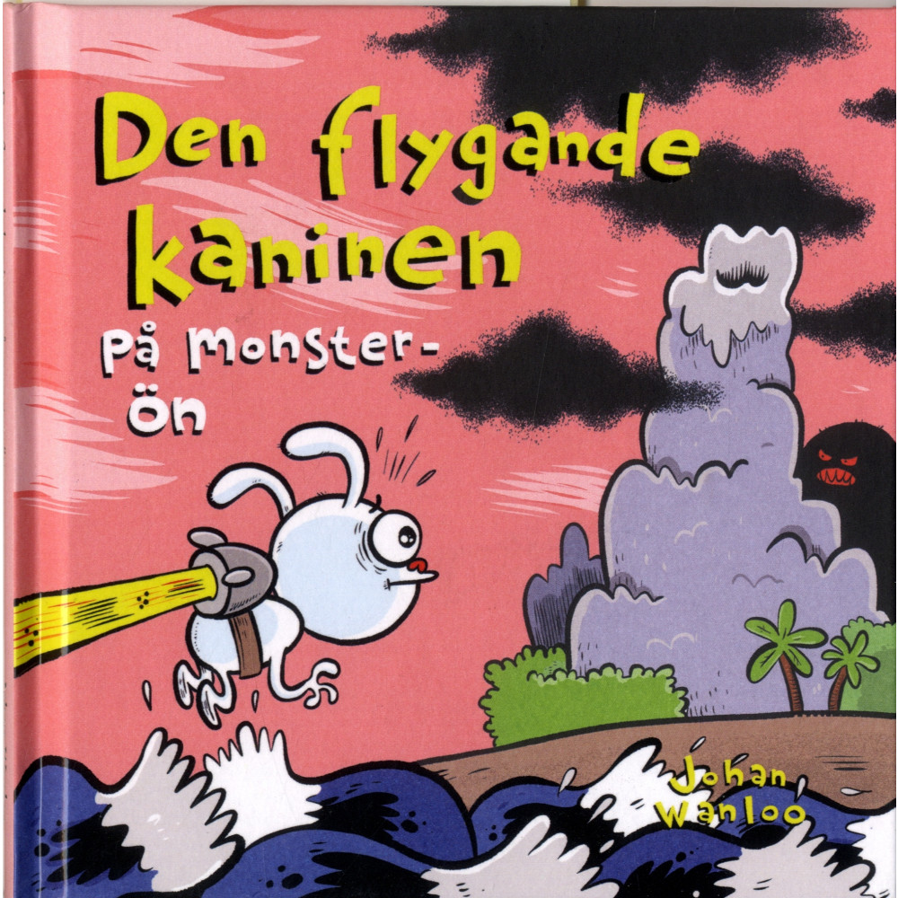 Produktbild för Den flygande kaninen på monster-ön (inbunden)