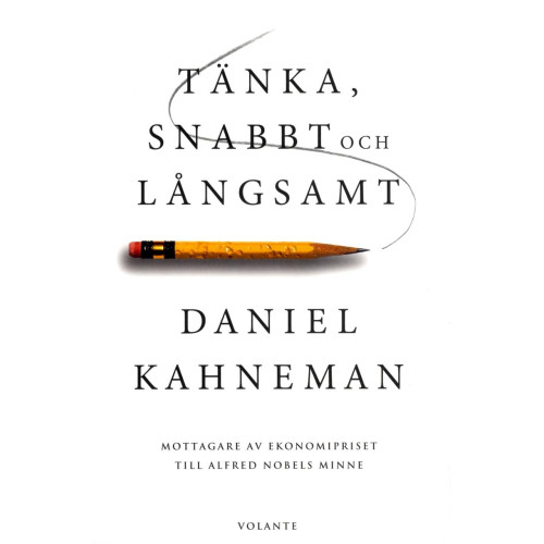 Daniel Kahneman Tänka, snabbt och långsamt (bok, danskt band)