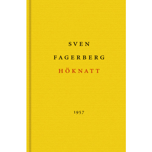 Sven Fagerberg Höknatt (inbunden)