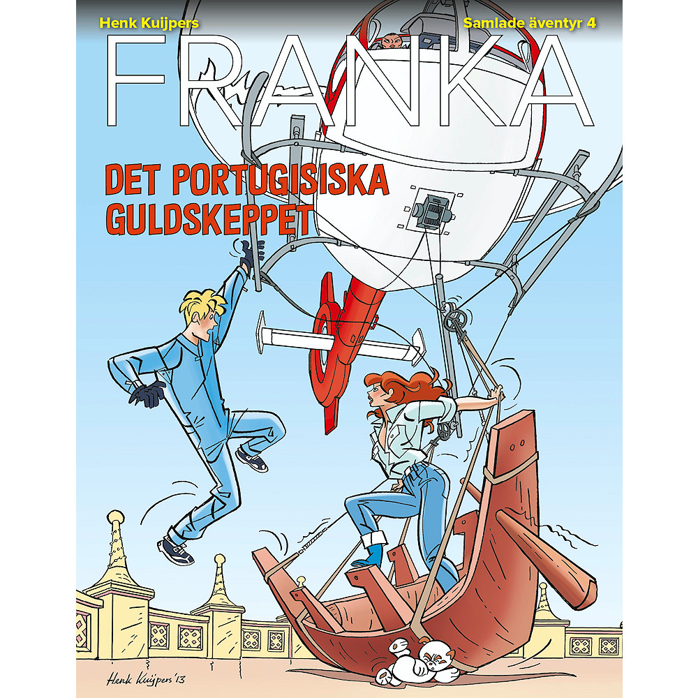 Produktbild för Franka Samlade äventyr 4 : Det portugisiska guldskeppet (inbunden)