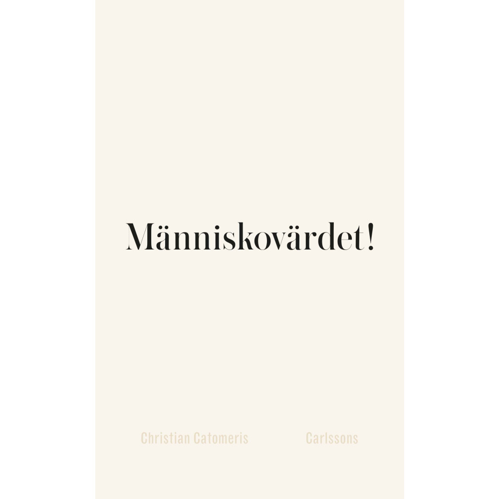 Produktbild för Människovärdet! (bok, danskt band)