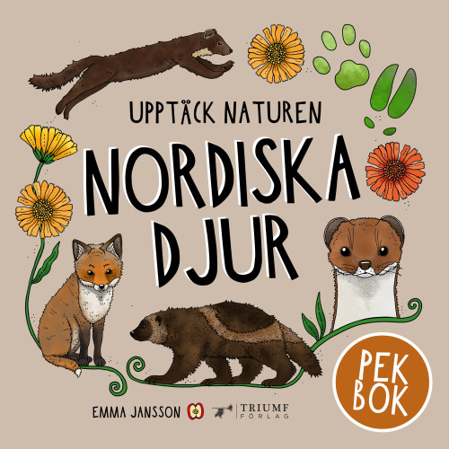 Emma Jansson Nordiska djur : pekbok (inbunden)