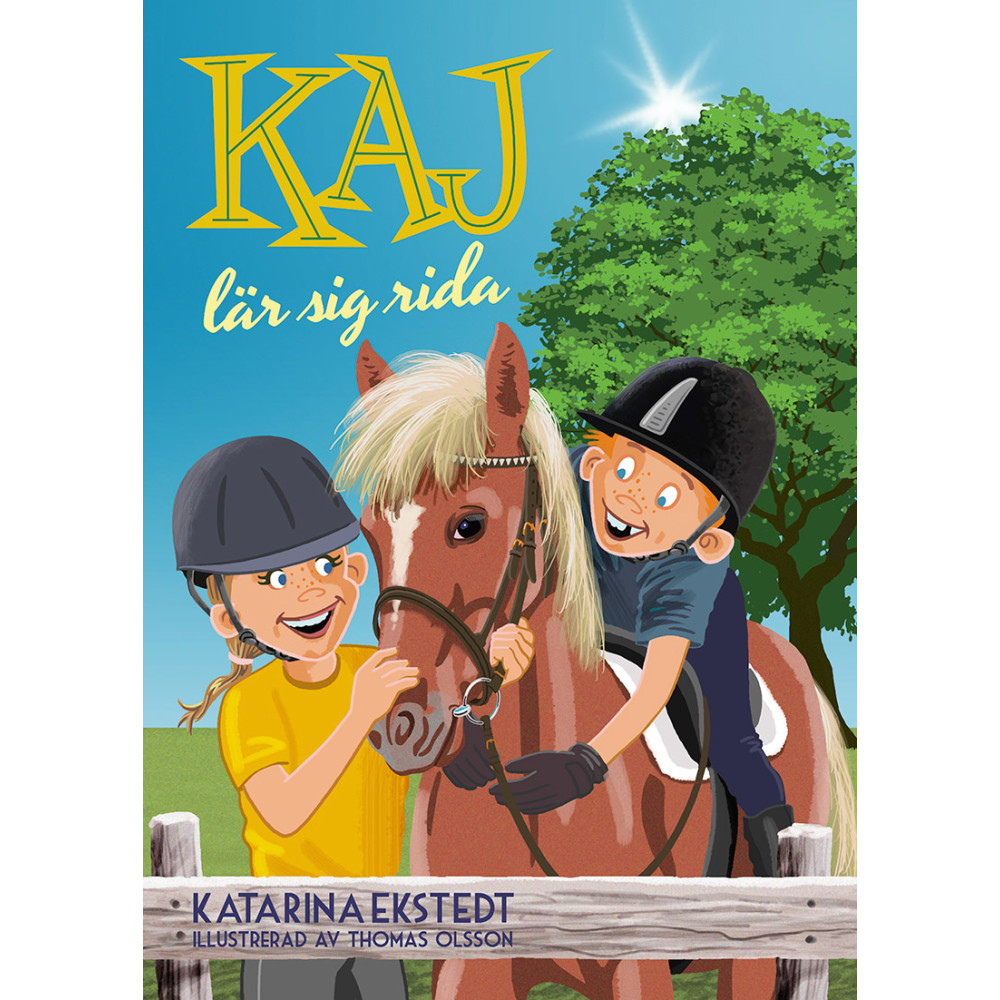 Produktbild för Kaj lär sig rida! (inbunden)