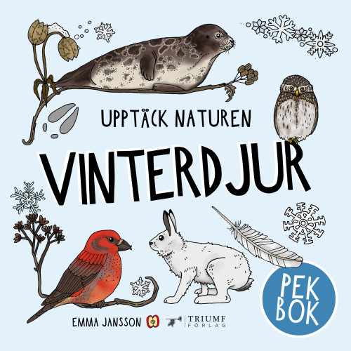 Emma Jansson Vinterdjur : pekbok (inbunden)