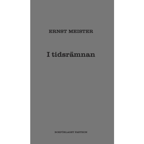 Ernst Meister I tidsrämnan (bok, danskt band)