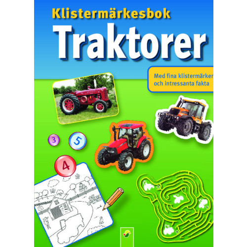 Stevali Traktorer:klistermärken och intressant fakta (häftad)