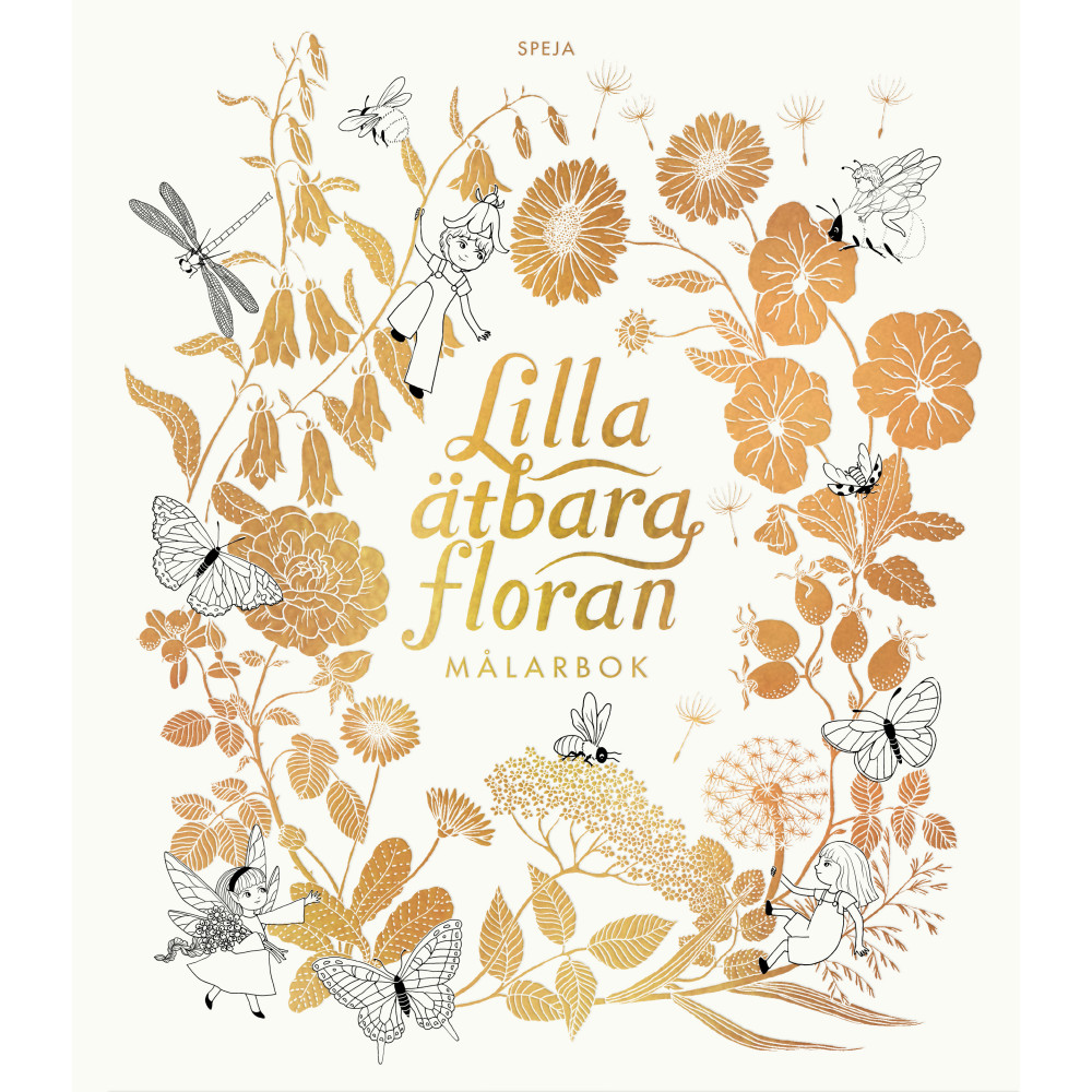 Produktbild för Lilla ätbara floran: Målarbok (bok)