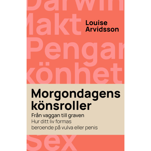 Louise Arvidsson Morgondagens könsroller : från vaggan till graven - hur ditt liv formas beroende på vulva och penis (bok, danskt band)