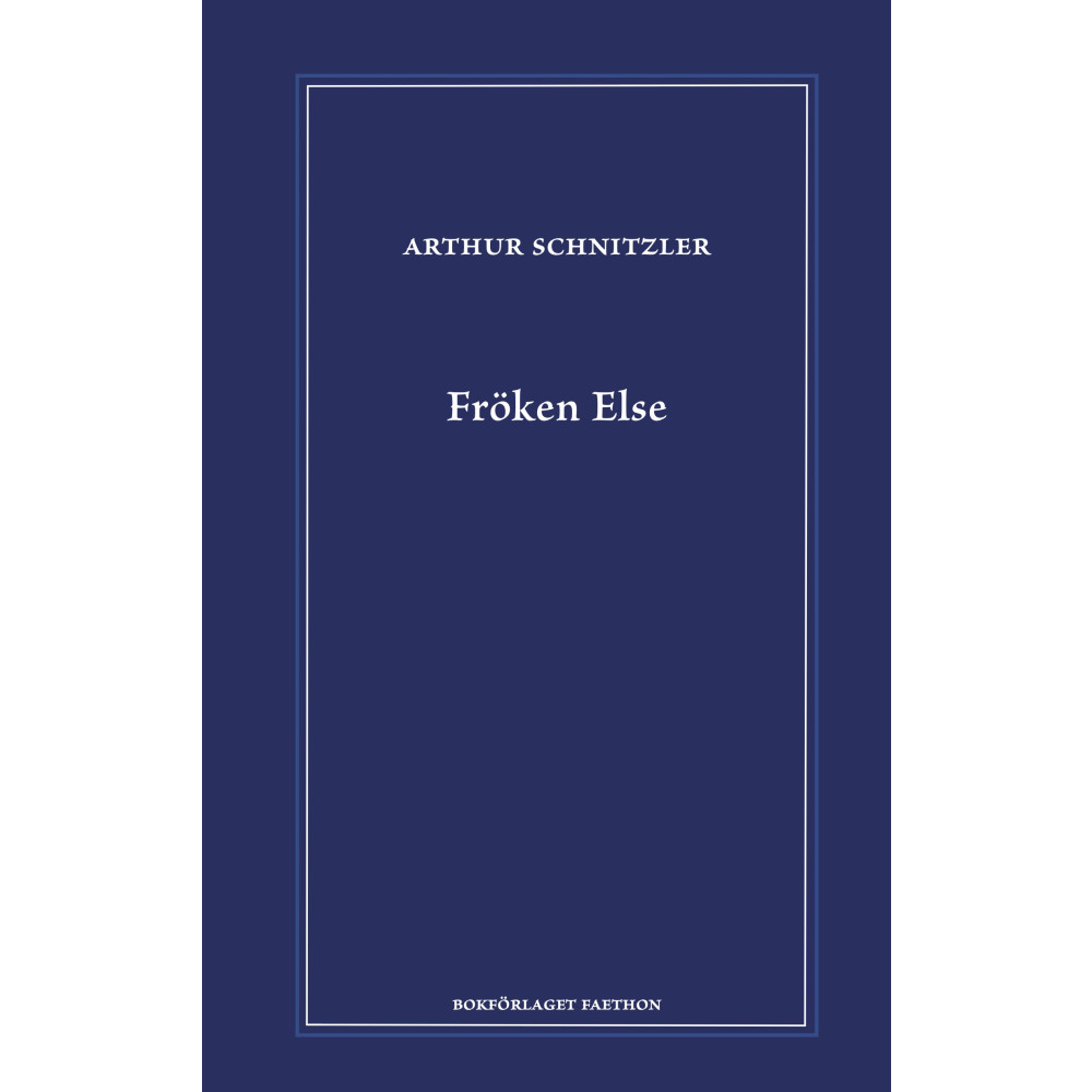 Produktbild för Fröken Else (inbunden)