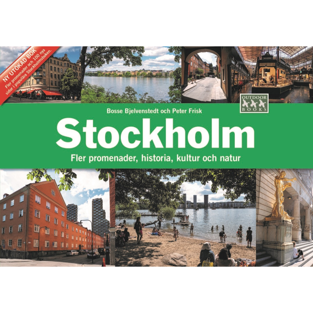Produktbild för Stockholm : fler promenader, historia, kultur och natur (häftad)
