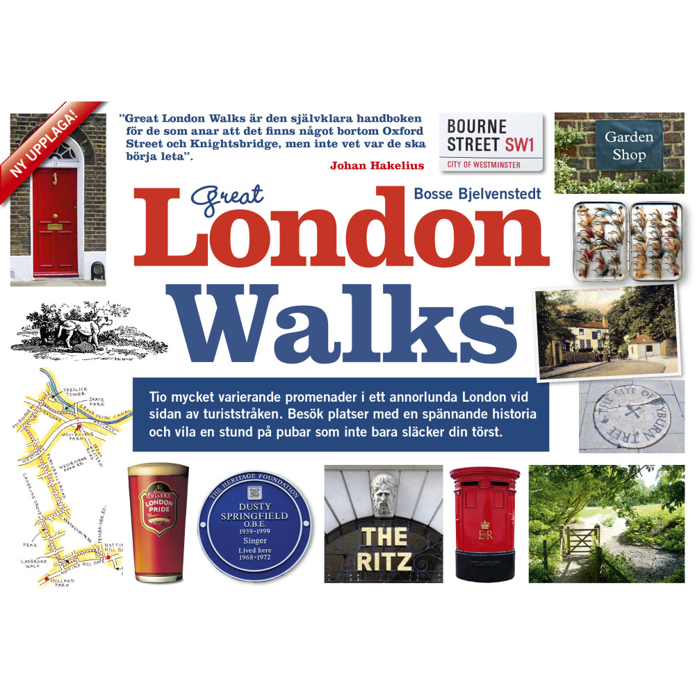 Produktbild för Great London walks (häftad)