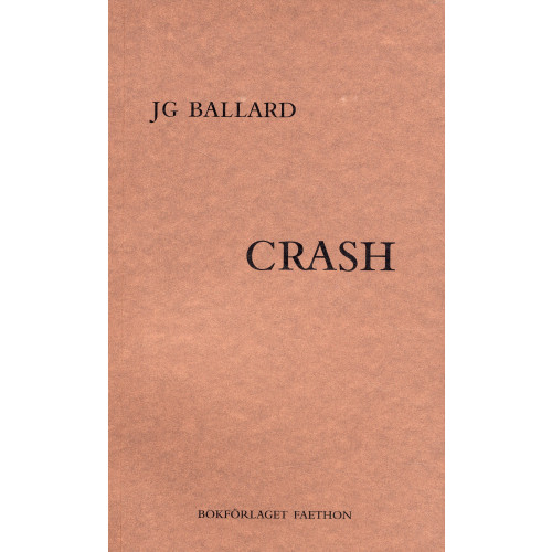J. G. Ballard Crash (bok, danskt band)
