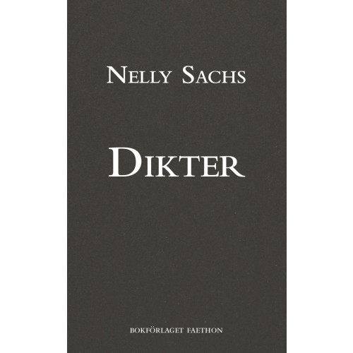 Nelly Sachs Dikter (bok, halvklotband)