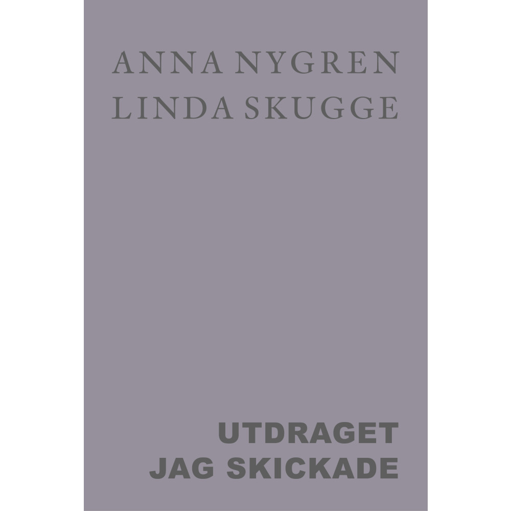 Produktbild för Utdraget jag skickade (inbunden)