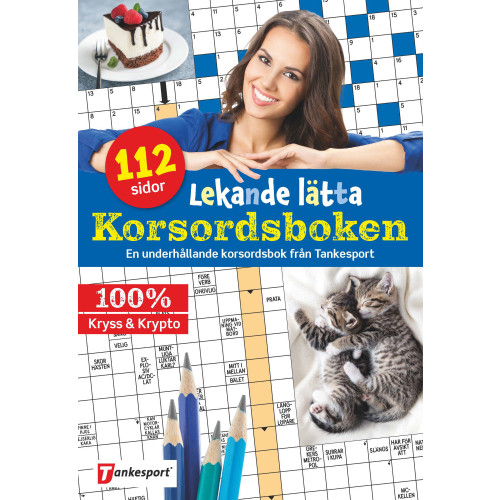 Stevali Lekande lätta korsordsboken (häftad)