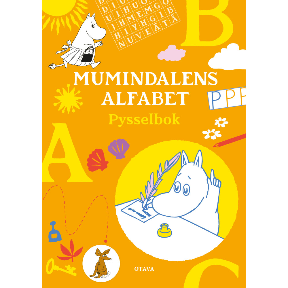 Produktbild för Mumindalens alfabet : pysselbok (häftad)
