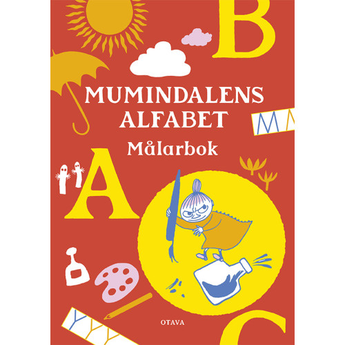 Paula Nivukoski Mumindalens alfabet. Målarbok (häftad)
