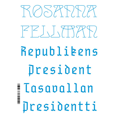 Rosanna Fellman Republikens president (bok, danskt band)
