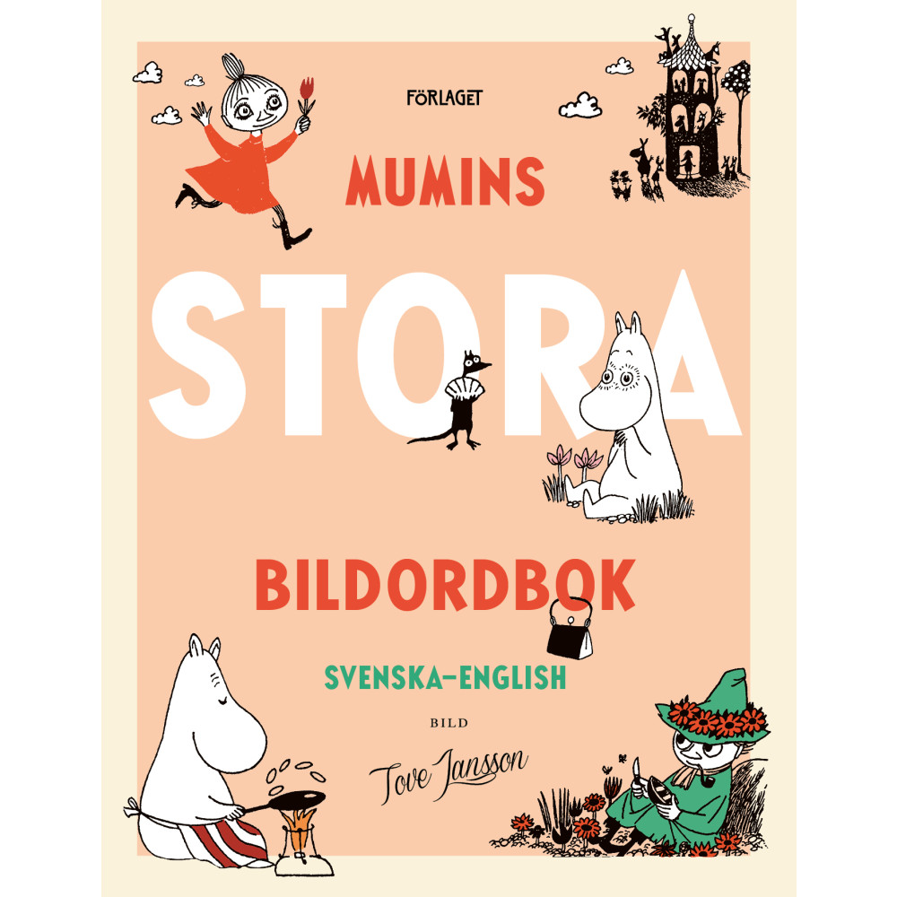 Produktbild för Mumins stora bildordbok Svenska-English (bok, kartonnage)