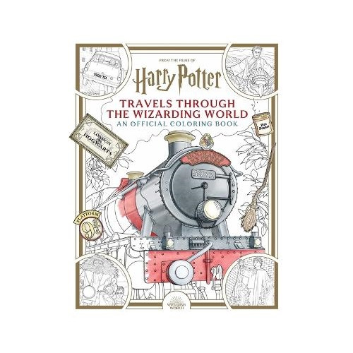Insight Editions Harry Potter: Travels Through the Wizarding World: An Official Coloring Boo (häftad, eng)
