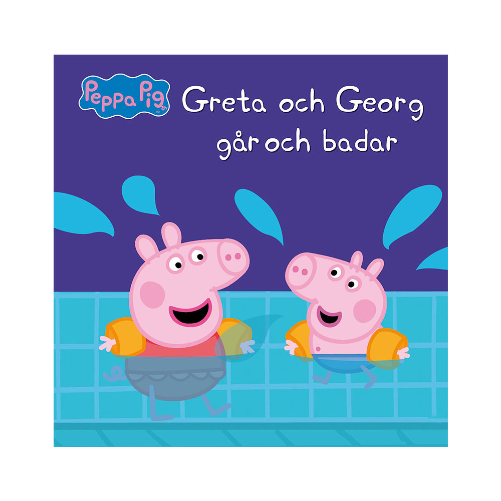 Produktbild för Greta och Georg går och badar (inbunden)