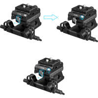 Produktbild för SmallRig 4233 Height adjustable Mount Plate Kit Universal ARCA & Manfrotto compatible