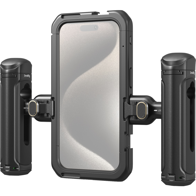 Produktbild för SmallRig 4397 Mobile Video Kit (Dual Handheld) for iPhone 15 Pro