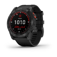 Produktbild för Garmin fenix 7X Solar 3,56 cm (1.4") MIP 51 mm Digital 280 x 280 pixlar Pekskärm Grå Wi-Fi GPS