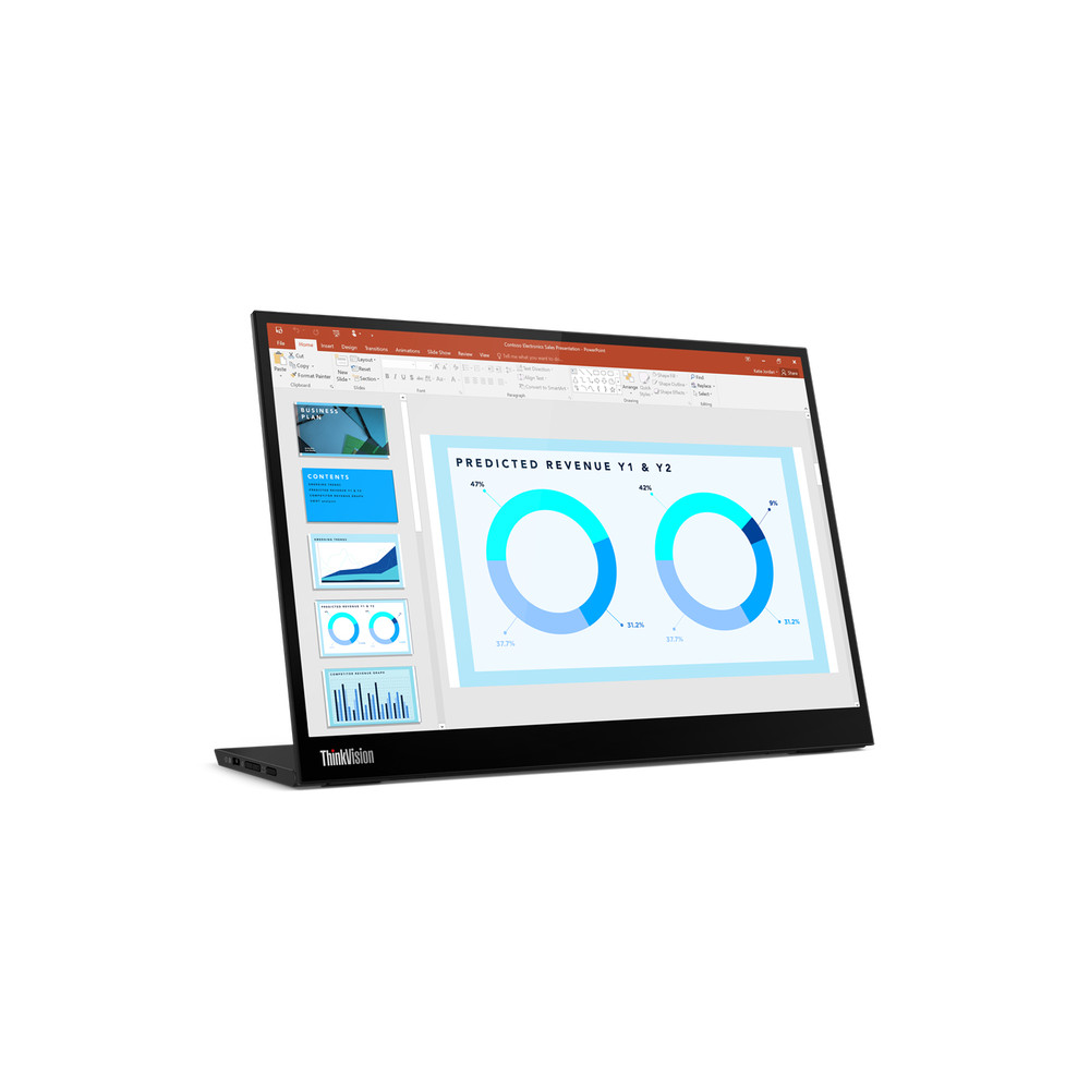 Produktbild för Lenovo ThinkVision M14d LED display 35,6 cm (14") 2240 x 1400 pixlar 2.2K Svart