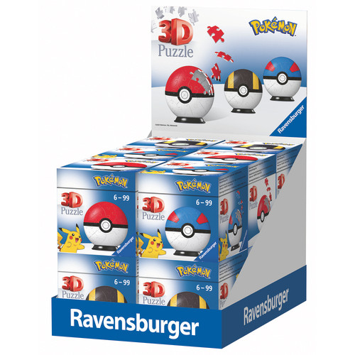 Ravensburger Pokémon pusselboll i display