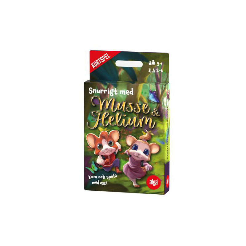 Produktbild för Snurrigt med Musse & Helium kortspel